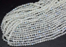 Load image into Gallery viewer, Natural White Rainbow Moonstone Smooth Round Beads 4mm 13inches - Jalvi &amp; Co.