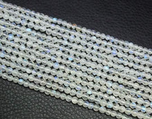 Load image into Gallery viewer, Natural White Rainbow Moonstone Smooth Round Beads 4mm 13inches - Jalvi &amp; Co.