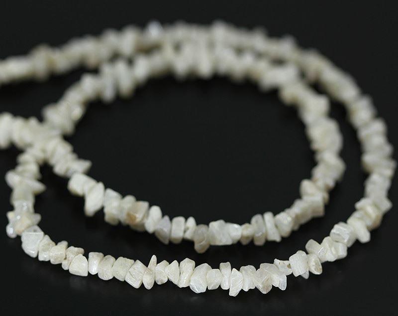 Natural White Silverite Nugget Uneven Gemstone Loose Spacer Beads Strand 8" 4mm - Jalvi & Co.