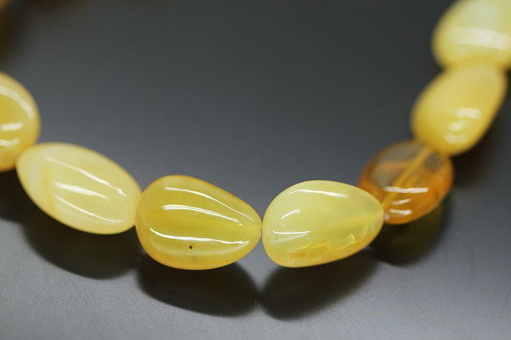 Natural Yellow Opal Smooth Tumble Nugget Loose Gemstone Craft Beads 4" 13mm 16mm - Jalvi & Co.