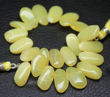 Load image into Gallery viewer, Natural Yellow Opal Smooth Uneven Oval Loose Gemstone Beads Strand 11mm 16mm 4&quot; - Jalvi &amp; Co.