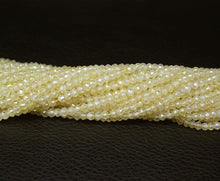 Load image into Gallery viewer, Natural Yellow Zircon Faceted Rondelle Beads 3mm 3.5mm 16inches - Jalvi &amp; Co.