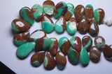 New Arrival, 10 Pcs,Superb-Finest Quality Aaa Quality Natural Chrysoprase Smooth Pear Shape Briolettes, 12-16mm Size