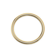 Load image into Gallery viewer, Pave Diamond Circle Gold Connector / Round Diamond Solid Gold Spacer / Diamond Circle Finding / Real Diamond Solid Gold Round Charm - Jalvi &amp; Co.