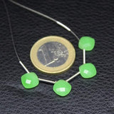 Prehnite Quartz Faceted Cushion Beads 8mm 10pc