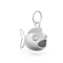 Load image into Gallery viewer, Puffer Fish 14k 18k Solid Gold Charm Pendant, Aquatic Charm, Gold Charm Finding / Fish Pendant / Florentine Finish / Pisces Zodiac Charm - Jalvi &amp; Co.