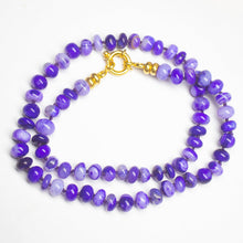 Load image into Gallery viewer, Purple Opal Knotted Necklace - Jalvi &amp; Co.