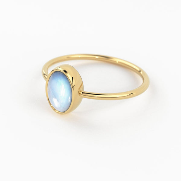 Heather Guidero Teardrop Rainbow Moonstone Cabochon Ring – Meeka Fine  Jewelry