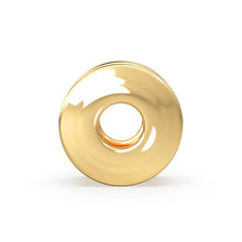 Load image into Gallery viewer, Roman 8mm Diamond Solid Gold Beads / 18k Solid Yellow Gold Spacer Finding / 3mm Hole Fancy Hefty Jewelry Making Supplies Beads - Jalvi &amp; Co.