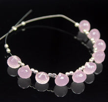 Load image into Gallery viewer, Rose Pink Quartz Faceted Onion Beads 7mm 10pc - Jalvi &amp; Co.