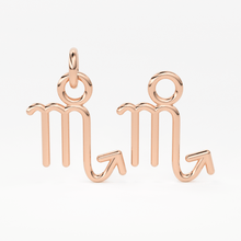 Load image into Gallery viewer, Scorpio Zodiac Necklace Star Sign Pendant Astrology Birthday Gift in Solid 14k or 18k Gold - Jalvi &amp; Co.