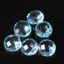 Load image into Gallery viewer, Sky Blue Topaz Quartz Faceted Round Beads 10mm 10pc - Jalvi &amp; Co.