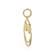 Load image into Gallery viewer, Smiling Face Smiley 18k Solid Gold Connector / 14k 18k Solid Gold Connector / Diamond Connector / Smiling Face Connector / Gift for her - Jalvi &amp; Co.