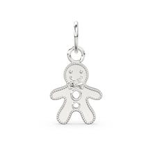 Load image into Gallery viewer, Solid Gold Gingerbread Cookie Man Charm Pendant / Christmas Pendant / Gingerbread Charm / Cookie Pendant - Jalvi &amp; Co.