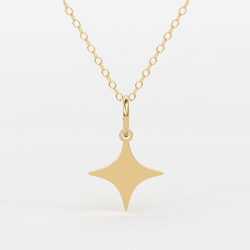 Star Necklace / 14k Gold Star Necklace / Gold Necklaces / Celestial Necklace / Minimalist Star Necklace / Dainty Star Necklace - Jalvi & Co.