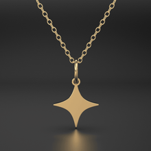 Load image into Gallery viewer, Star Necklace / 14k Gold Star Necklace / Gold Necklaces / Celestial Necklace / Minimalist Star Necklace / Dainty Star Necklace - Jalvi &amp; Co.