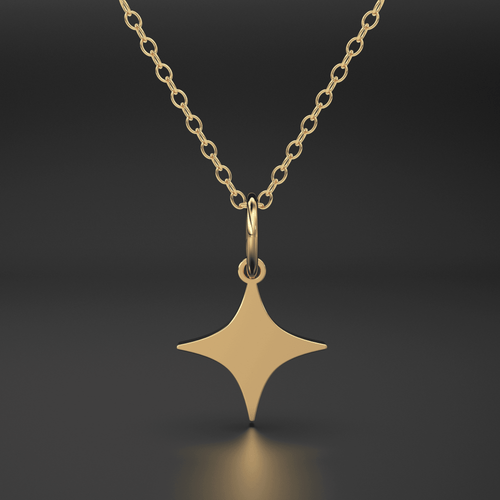 Star Necklace / 14k Gold Star Necklace / Gold Necklaces / Celestial Necklace / Minimalist Star Necklace / Dainty Star Necklace - Jalvi & Co.