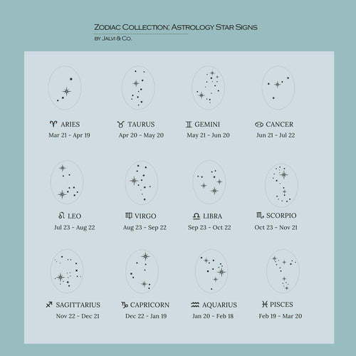 Star Signet Ring / 14K Solid Gold / Custom Zodiac Ring / Constellation Ring / Signet Ring / Stackable Star Rings / Personalized Gift for her - Jalvi & Co.