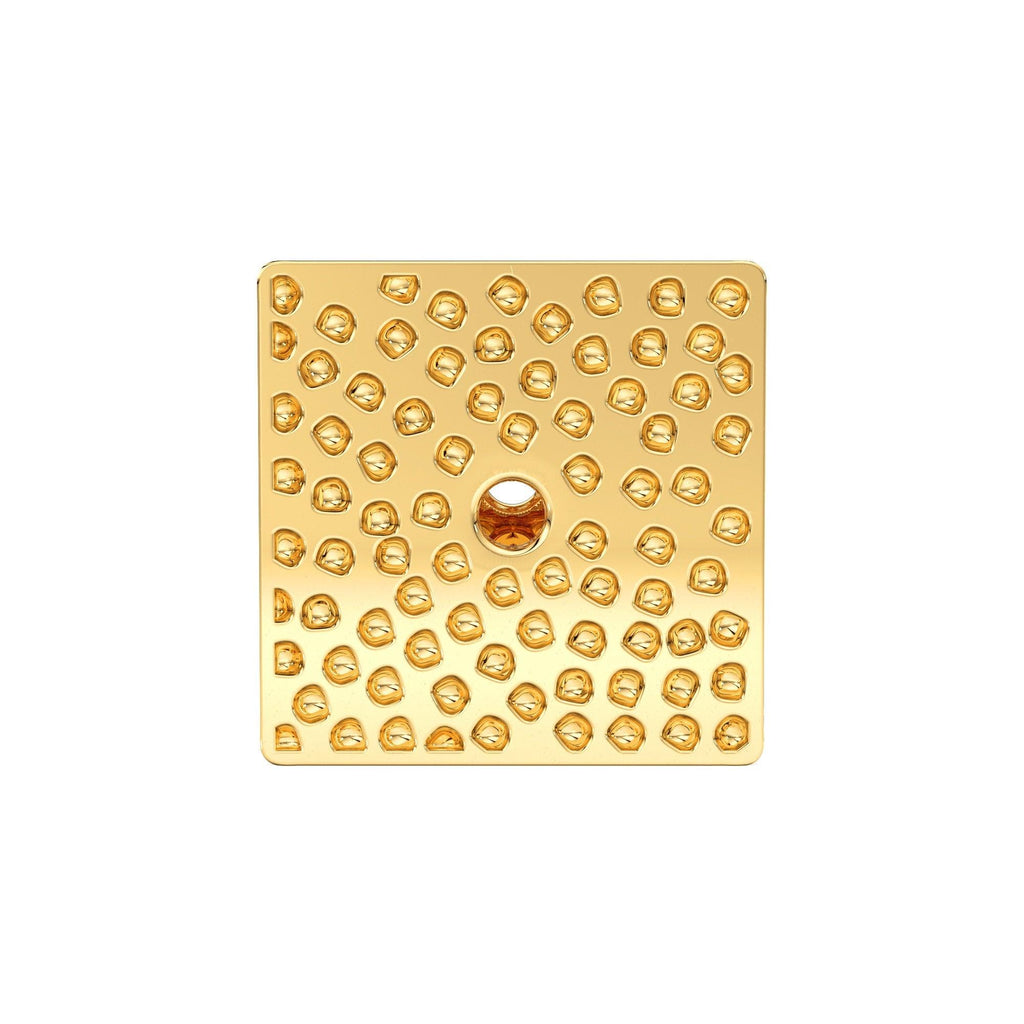 Sturdy Designer Cone Solid Gold 14k 18k Solid Gold Spacer Bead Jewelry Making Supply available in 12mm - Jalvi & Co.