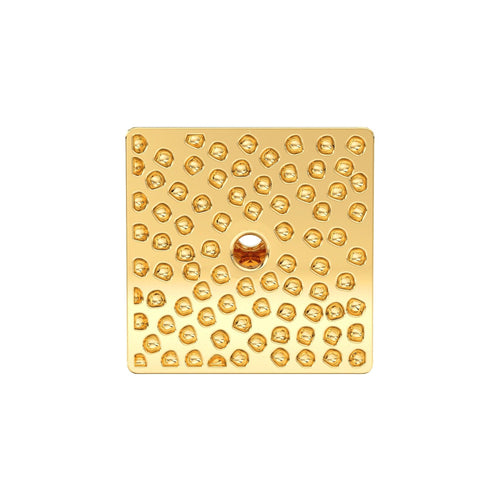 Sturdy Designer Cone Solid Gold 14k 18k Solid Gold Spacer Bead Jewelry Making Supply available in 12mm - Jalvi & Co.