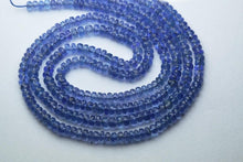 Load image into Gallery viewer, Tanzanite Faceted Rondelle Gemstone Beads - Jalvi &amp; Co.