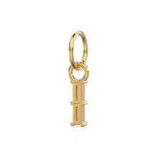 Load image into Gallery viewer, TINY 2 Baguette Diamond Charm Pendant / 14k 18k Solid Gold Pendant / Baguette Diamond Pendant / Petite Diamond Charm / Sale - Jalvi &amp; Co.