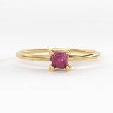 Tourmaline Raw Ring / Rough Tourmaline Ring / Gold Ring / Rings for Women / Raw Stone Ring / Raw Gemstone Ring / Pink Tourmaline Ring