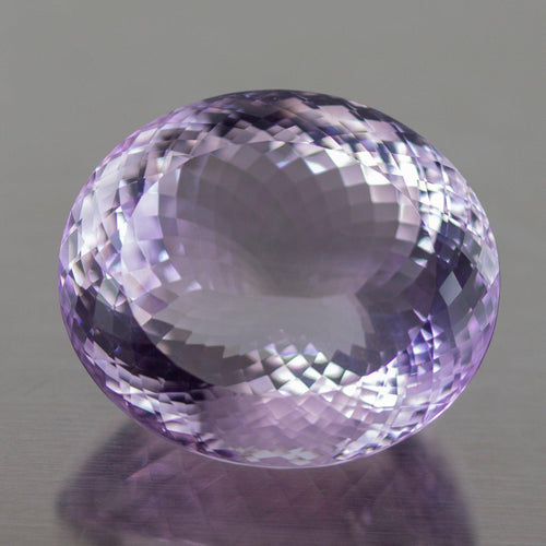 VVS 199 Cts IGLI Certified Rose De France Natural Pink Amethyst Oval Cut Gemstone - Jalvi & Co.