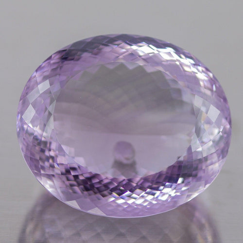 VVS 233 Cts IGLI Certified Rose De France Natural Pink Amethyst Oval Cut Loose Gemstone - Jalvi & Co.