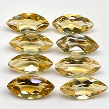 Load image into Gallery viewer, VVS 8 Pcs Natural Citrine 14x7mm Marquise Cut Loose Untreated Gems Wholesale Lot - Jalvi &amp; Co.