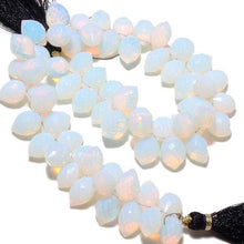 Load image into Gallery viewer, White Ice Quartz Faceted Marquise Beads 10mm 11mm 8inches - Jalvi &amp; Co.