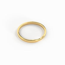 Load image into Gallery viewer, Yellow Gold Wedding Ring, Gold Womens Wedding Band, Simple Gold Band, Twisted Band, Simple Gold Ring, 14k Solid Gold - Jalvi &amp; Co.